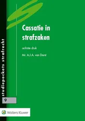 Omslag van Cassatie in strafzaken
