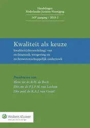 Omslag van Kwaliteit als keuze
