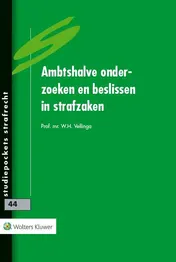 Omslag van Ambtshalve onderzoeken en beslissen in strafzaken