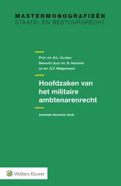 Omslag van Hoofdzaken van het militaire ambtenarenrecht