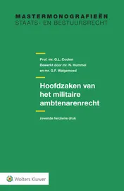Omslag van Hoofdzaken van het militaire ambtenarenrecht