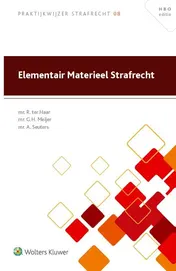 Omslag van Elementair materieel strafrecht