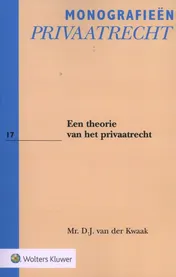Omslag van Een theorie van het privaatrecht