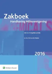 Omslag van Zakboek handhaving milieuwetgeving 2016
