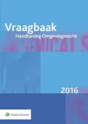Omslag van Vraagbaak handhaving Omgevingsrecht 2016