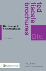 Omslag van Herziening in belastingzaken