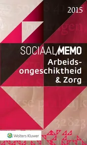 Omslag van Sociaal Memo Arbeidsongeschiktheid & Zorg 2015
