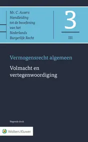 Omslag van Volmacht en vertegenwoordiging