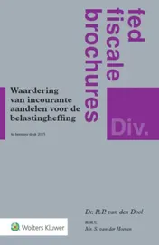 Omslag van Waardering van incourante aandelen voor belastingheffing