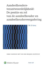 Omslag van Aandeelhoudersverantwoordelijkheid