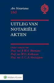 Omslag van Uitleg van notariële akten