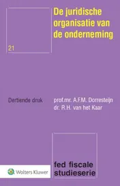 Omslag van De juridische organisatie van de onderneming