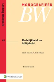 Omslag van Redelijkheid en billijkheid