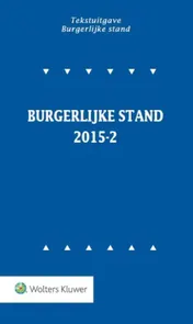 Omslag van Burgerlijke stand