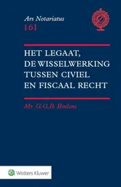 Omslag van Het legaat, de wisselwerking tussen civiel en fiscaal recht