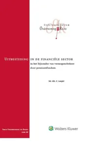 Omslag van Uitbesteding in de financiële sector