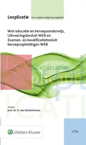 Omslag van Wet educatie en beroepsonderwijs