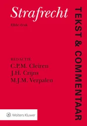 Omslag van Tekst & Commentaar Strafrecht