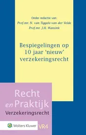 Omslag van Bespiegelingen op 10 jaar 'nieuw' verzekeringsrecht