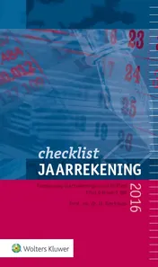 Omslag van Checklist jaarrekening