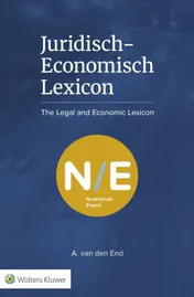 Omslag van Juridisch-economisch lexicon NL-EN