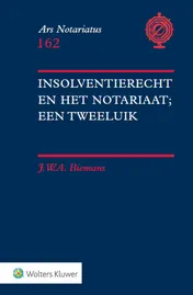 Omslag van Insolventierecht en het notariaat; een tweeluik