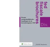 Omslag van Fiscale aansprakelijkheidsbepalingen in de Invorderingswet 1990