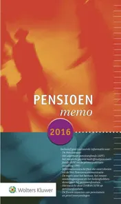 Omslag van Pensioenmemo 2016