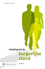 Omslag van Inleiding tot de burgerlijke stand