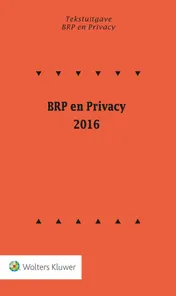 Omslag van BRP en Privacy 2016