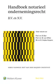 Omslag van Handboek notarieel ondernemingsrecht