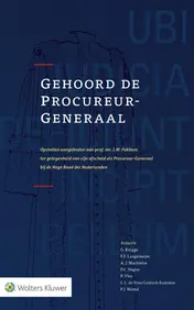 Omslag van Gehoord de procureur-generaal