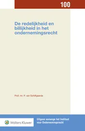 Omslag van De redelijkheid en billijkheid in het ondernemingsrecht