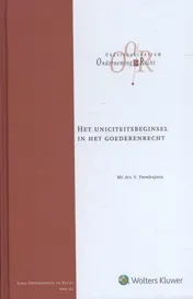 Omslag van Het uniciteitsbeginsel in het goederenrecht