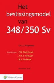 Omslag van Het beslissingsmodel van 348/350 Sv