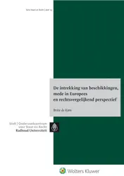 Omslag van Intrekking van beschikkingen, mede in Europees en rechtsvergelijkend perspectief