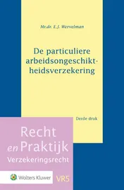 Omslag van De particuliere arbeidsongeschiktheidsverzekering