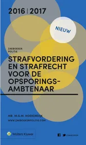 Omslag van Zakboek strafvordering en strafrecht voor de opsporingsambtenaar 2016