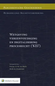 Omslag van Wetgeving vereenvoudiging en digitalisering procesrecht ('KEI')