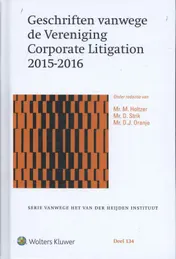 Omslag van Geschriften vanwege de Vereniging Corporate Litigation 2015-2016