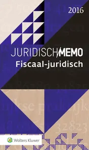 Omslag van Juridisch memo 2016