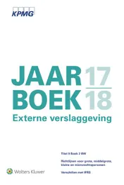 Omslag van KPMG Jaarboek Externe Verslaggeving 2017/2018
