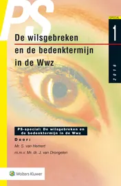 Omslag van De wilsgebreken en de bedenktermijn in de Wwz