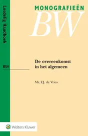 Omslag van De overeenkomst in het algemeen