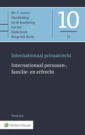 Omslag van Internationaal personen-, familie- en erfrecht