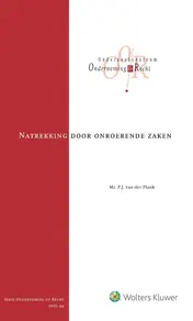 Omslag van Natrekking door onroerende zaken