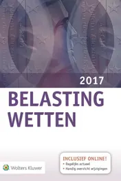 Omslag van Belastingwetten 2017