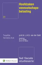 Omslag van Hoofdzaken vennootschapsbelasting