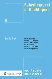 Omslag van Belastingrecht in hoofdlijnen