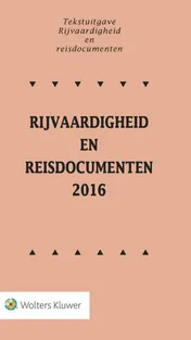 Omslag van Tekstuitgave Rijvaardigheid en Reisdocumenten 2016